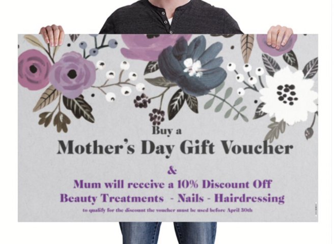 Mother's Day gift vouchers, Coventry hair & beauty salon
