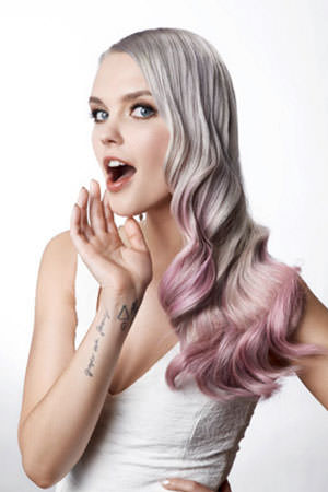 How to Get Rose Gold & Silver Grey Hair Colours