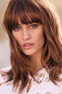 brunette with red tones. suzanne's hair salon, coventry