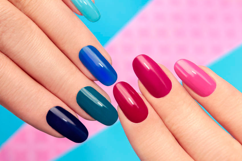 gel nails at Suzannes beauty salon in Coventry