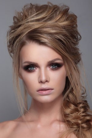 half upstyle for proms
