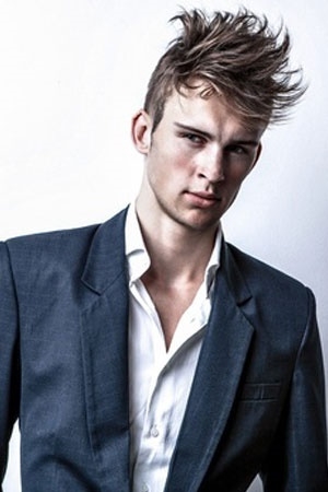 trendy men's hair for prom