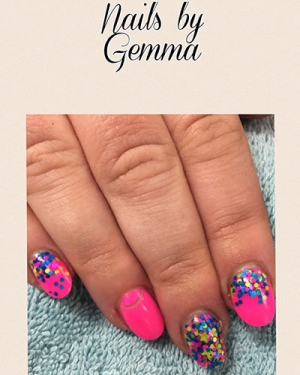 Gemma Crowthers nails at Suzannes Stoke, Coventry