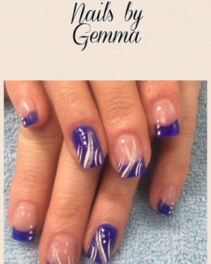 Gemma Crowthers nails at Suzannes Stoke, Coventry