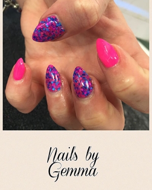 Gemma Crowthers nails at Suzannes Stoke, Coventry