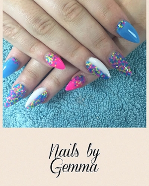 Gemma Crowthers nails at Suzannes Stoke, Coventry